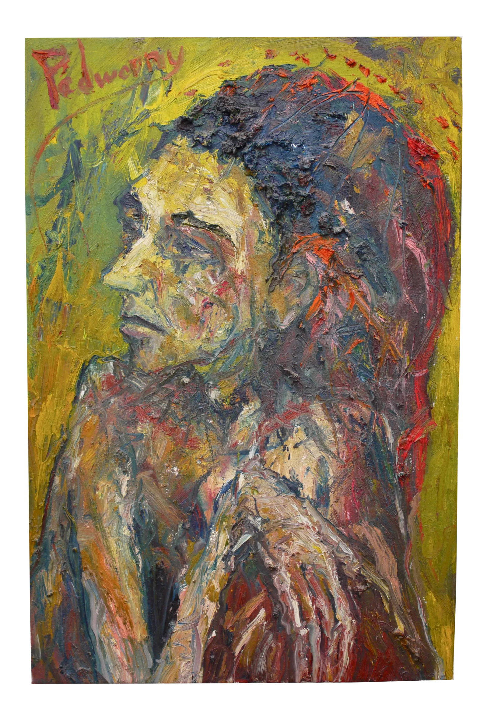 David Padworny Expressionist Oil on Canvas - Signed and Dated (1 of 9)