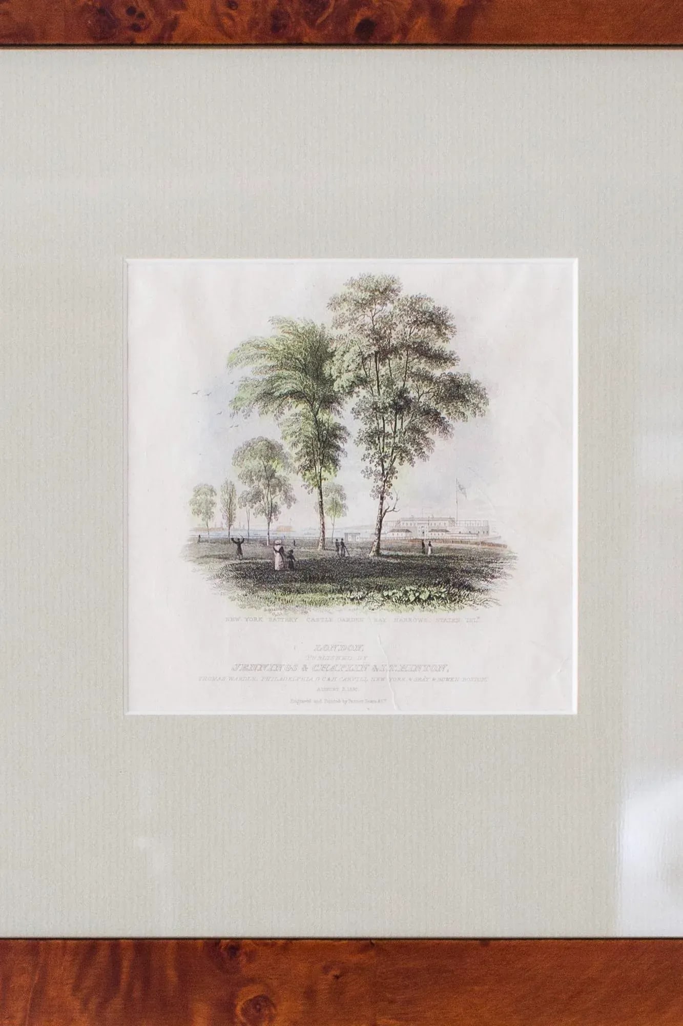 Mid 19th Century "London" Reproduction Print, Framed - 2