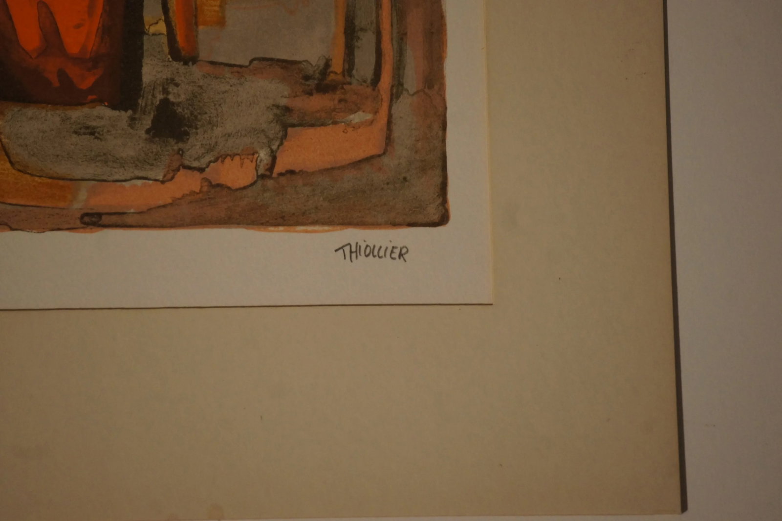 1960s French Fishing Village Lithograph Numbered 88/260 by Eliane Thiollier - 7