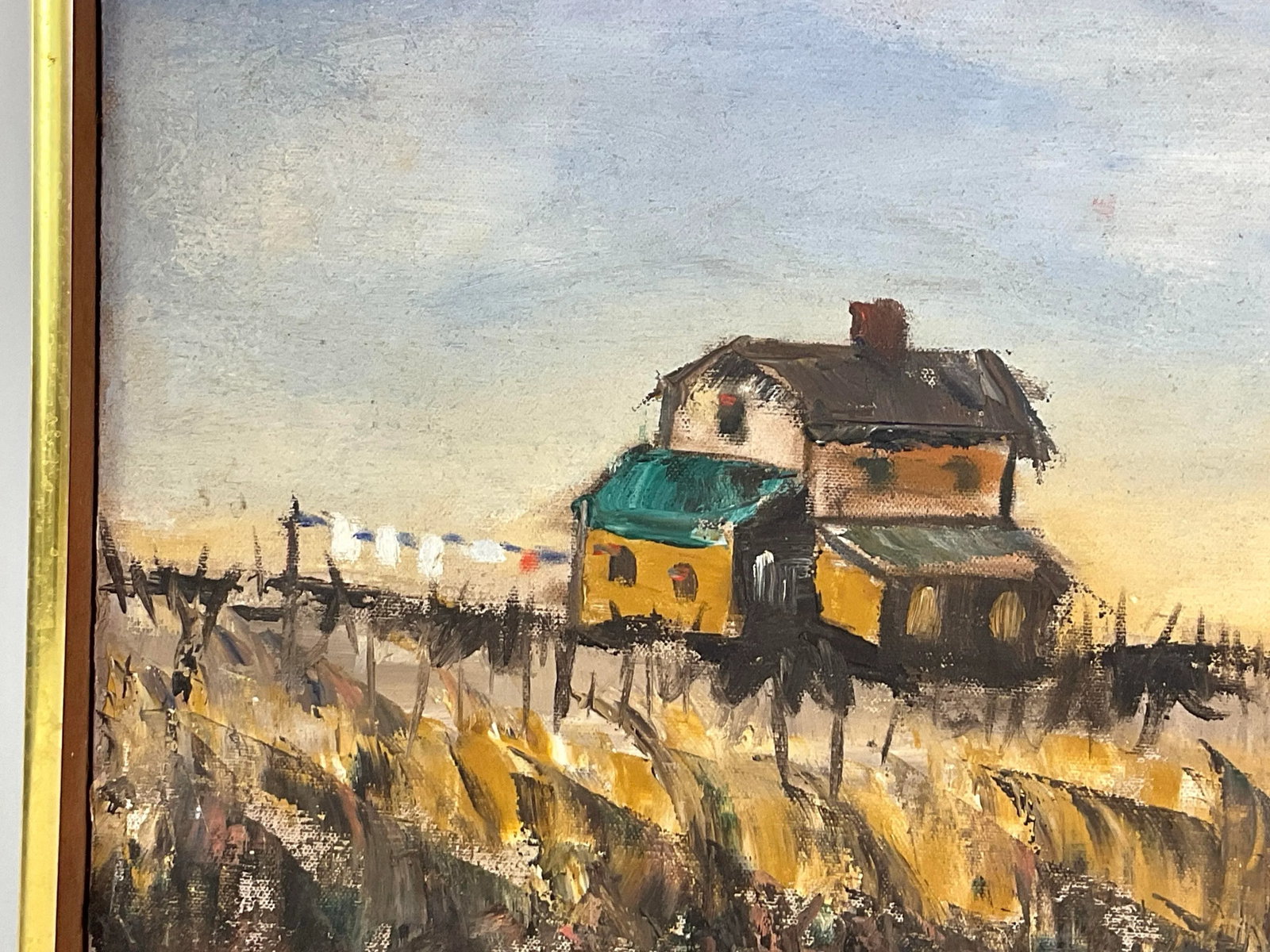 1930s Depression Era, Impressionistic Oil on Canvas - Signed Russo, Framed - 5