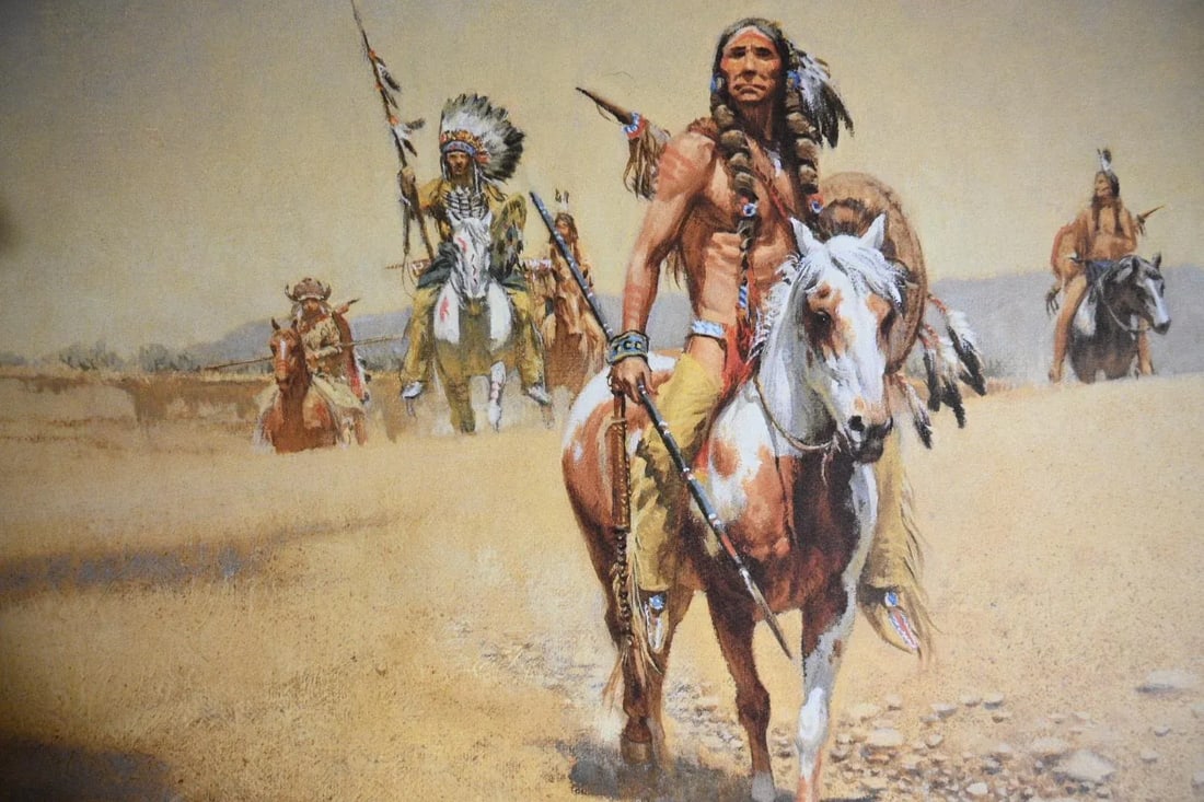 Frank McCarthy "Comanche War Trail" Signed Limited Edition Lithograph - Comanche Warrior History - 2