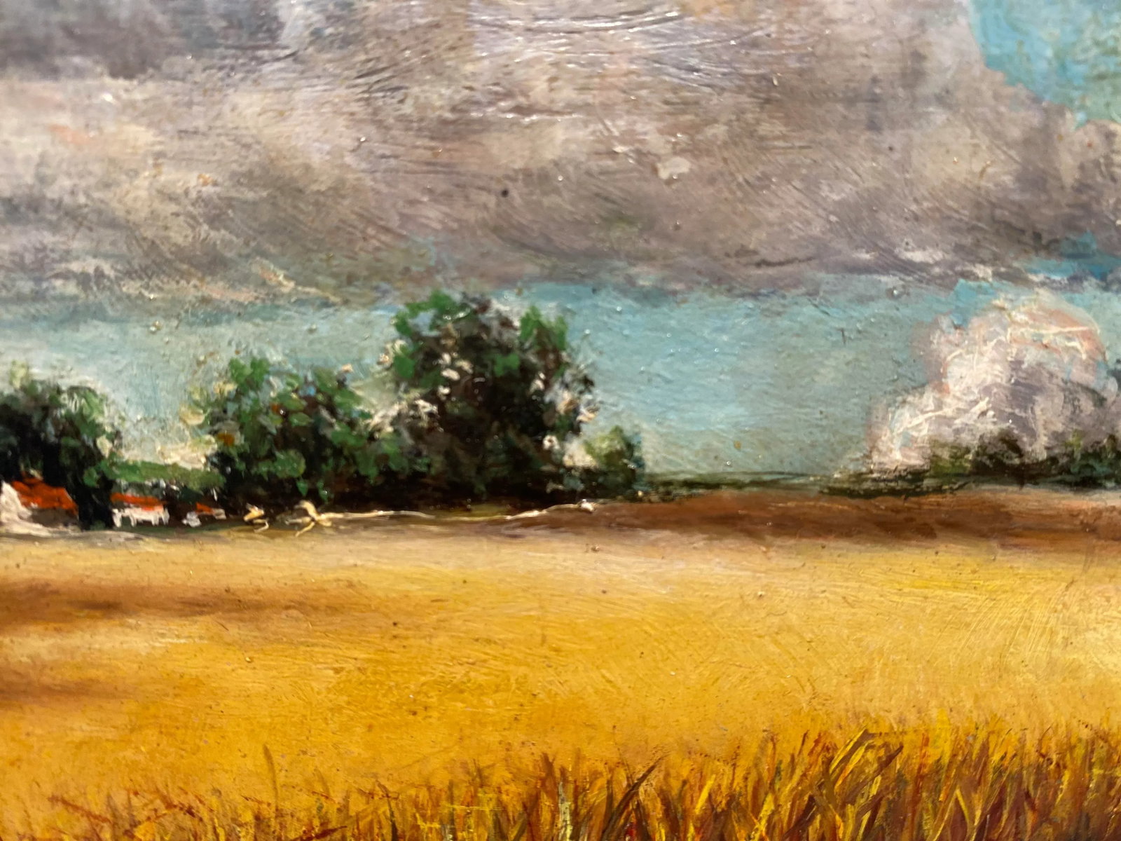 Old Miniature Landscape Painting Signed Ziegler - 2