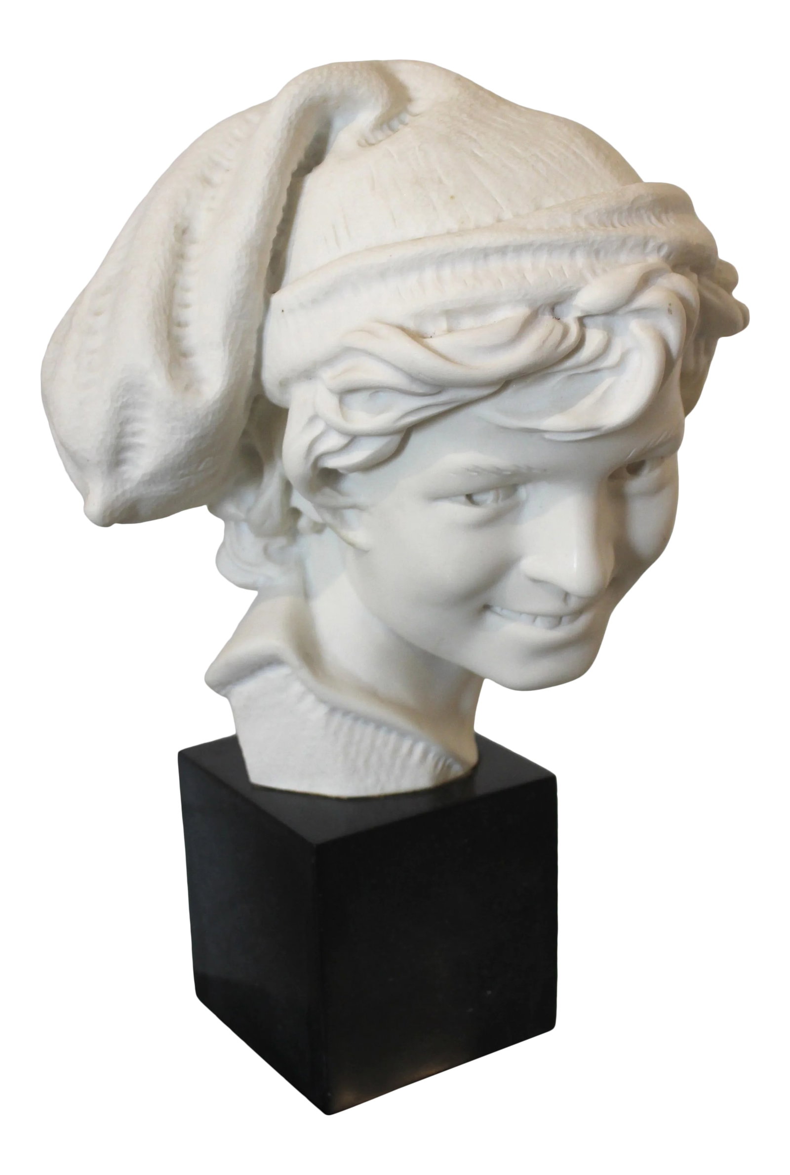 Fisherboy Sculpture Affter 1857 Carpeaux "The Laughing Neopolitan": Exquisite sculpture of the Jean-Baptiste Carpeaux "The Laughing Neapolitan" If you've been to the National Gallery of Art in Washington DC, you would have seen the entire 3 foot high marble figure of