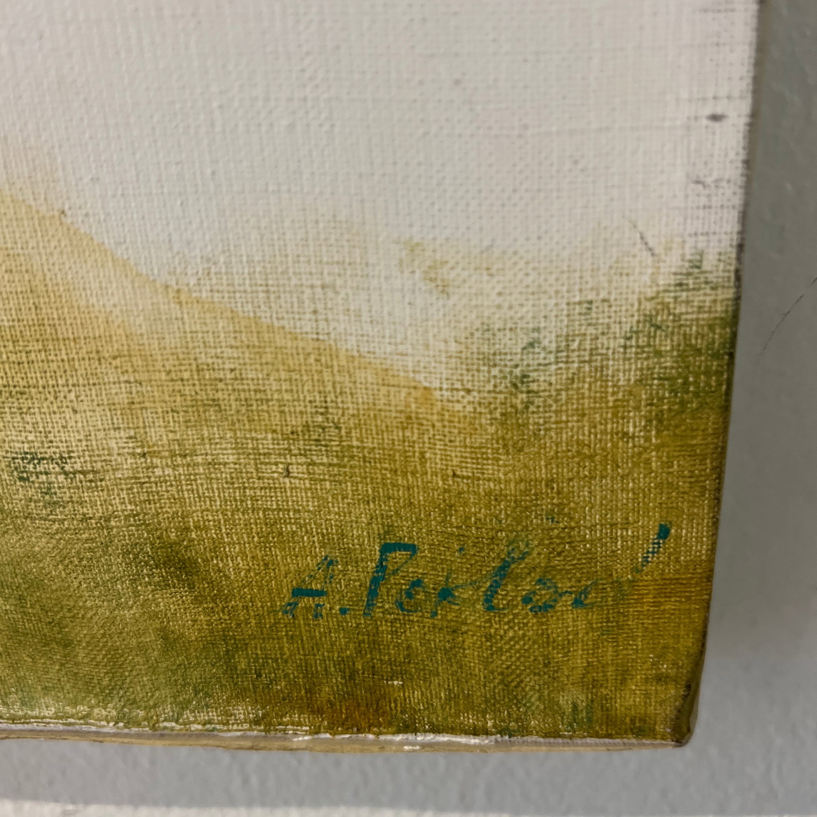 European School Oil on Canvas Signed by A.Poklad Titled Morning Made in 2002 - 7