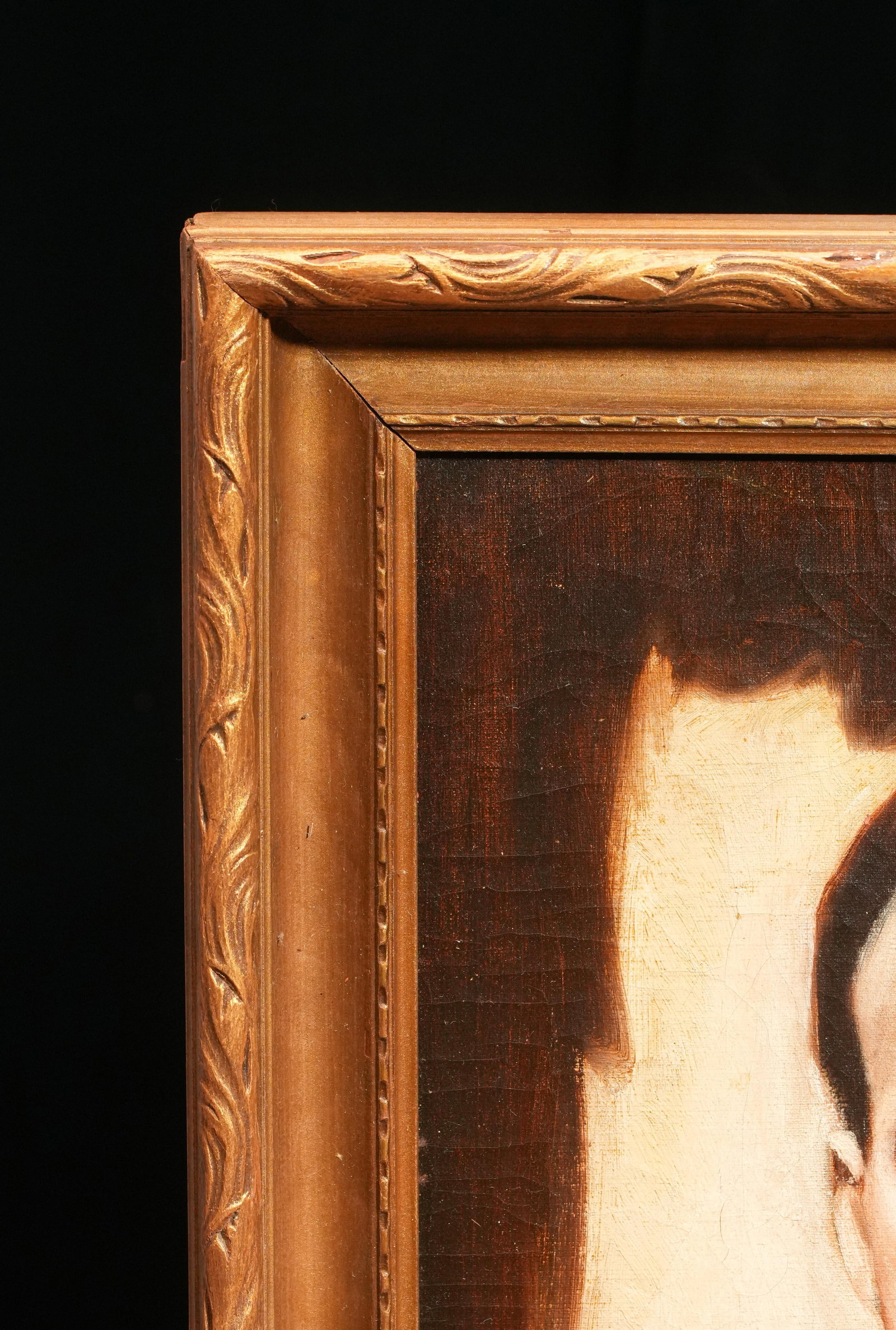 Fantastic Signed South American Portrait Antique Oil Painting - 10