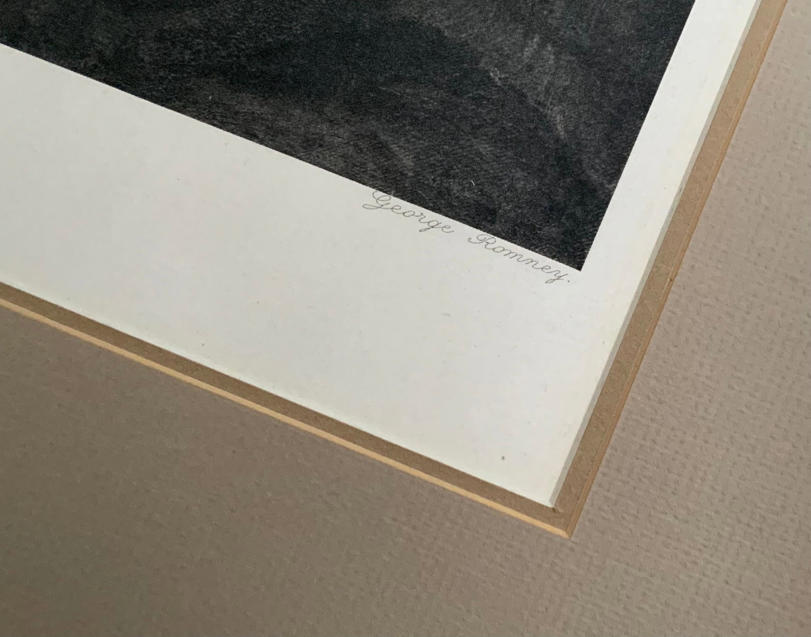 Antique Lithograph After George Romney, Lady Arabella Ward, C. 1900 - 7