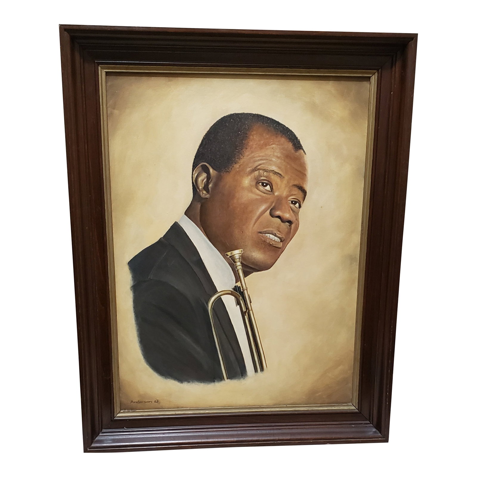 1980s Portrait of Louis Armstrong "Satchmo" (1 of 8)
