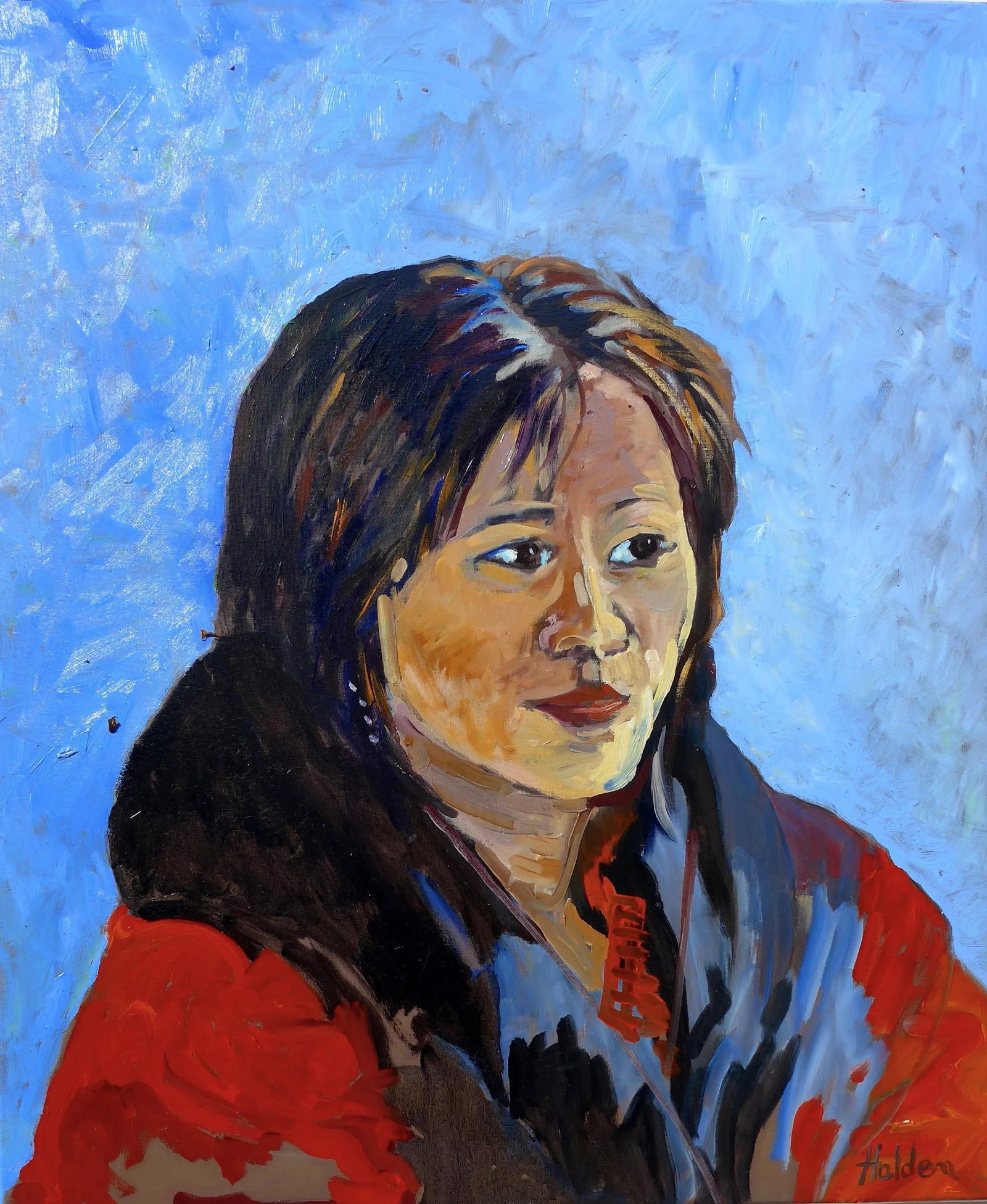 Contemporary Portrait Oil Painting - 6