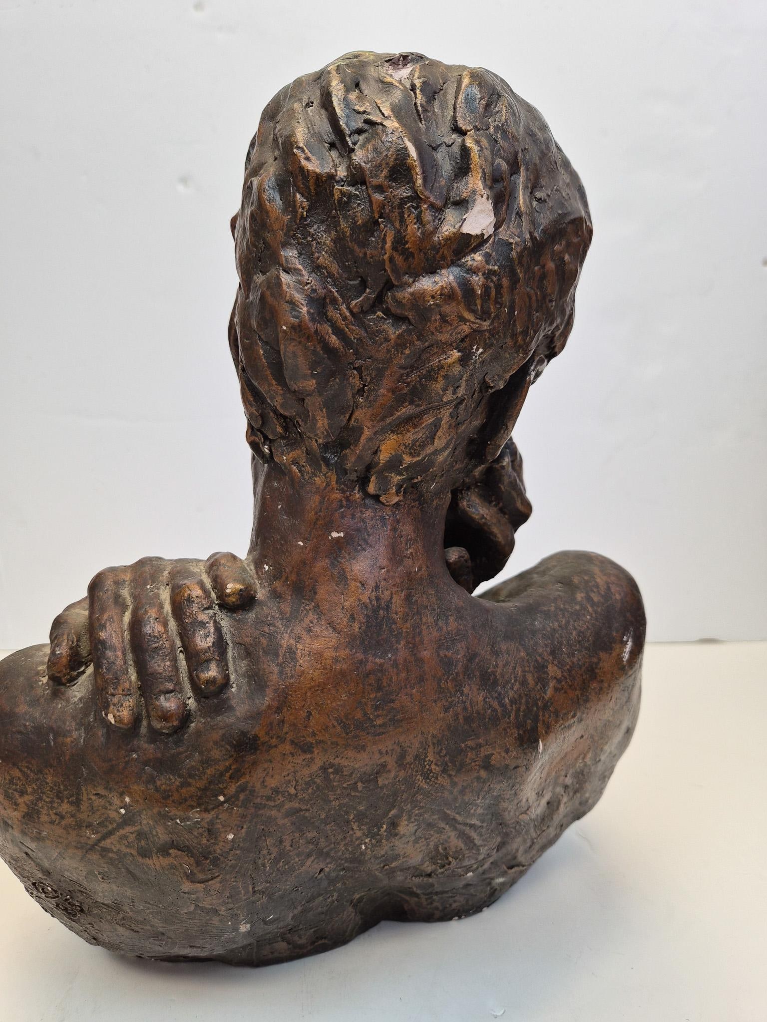 1980s Vintage Bust, Signed by Artist - 3