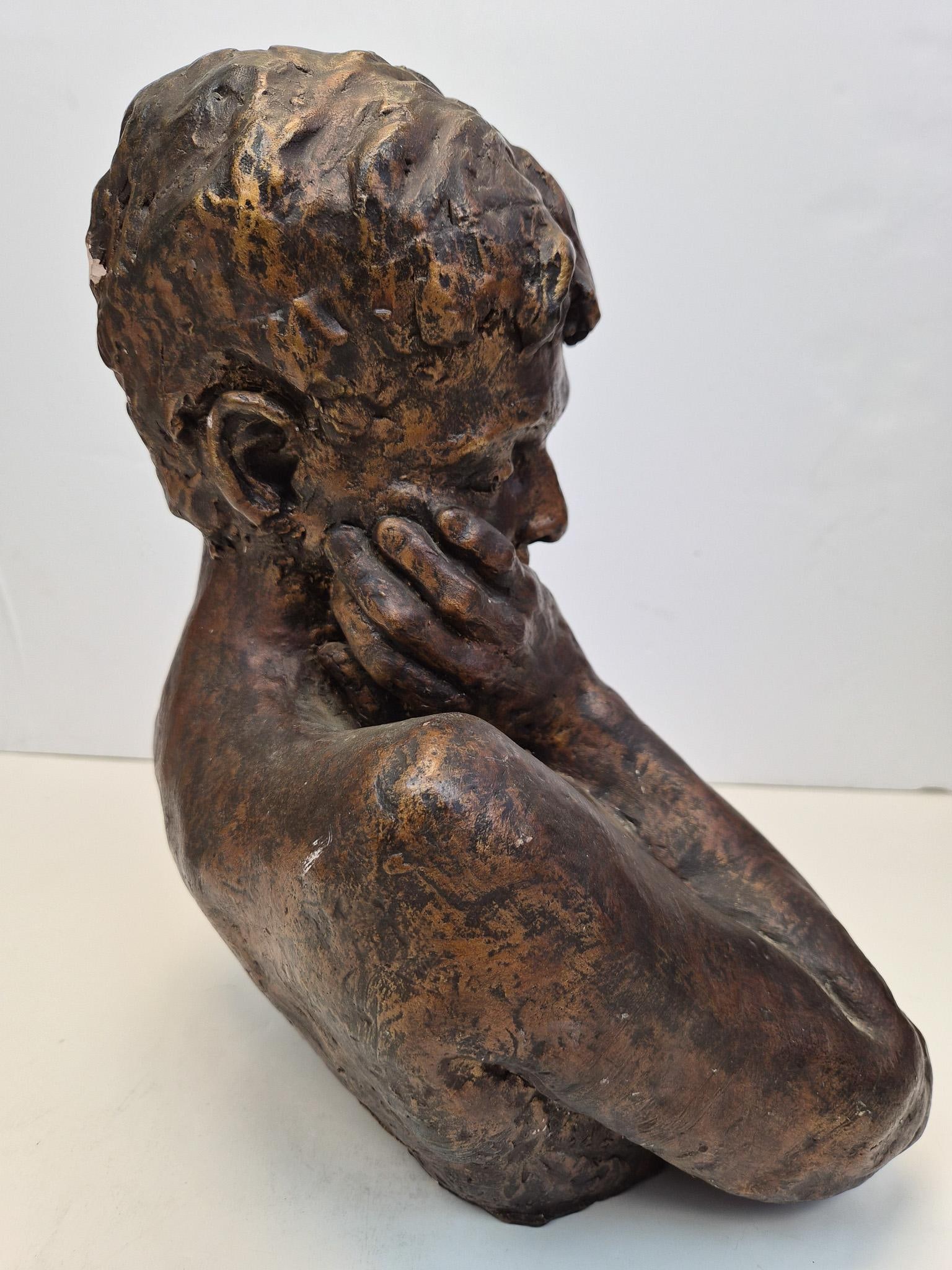 1980s Vintage Bust, Signed by Artist - 4