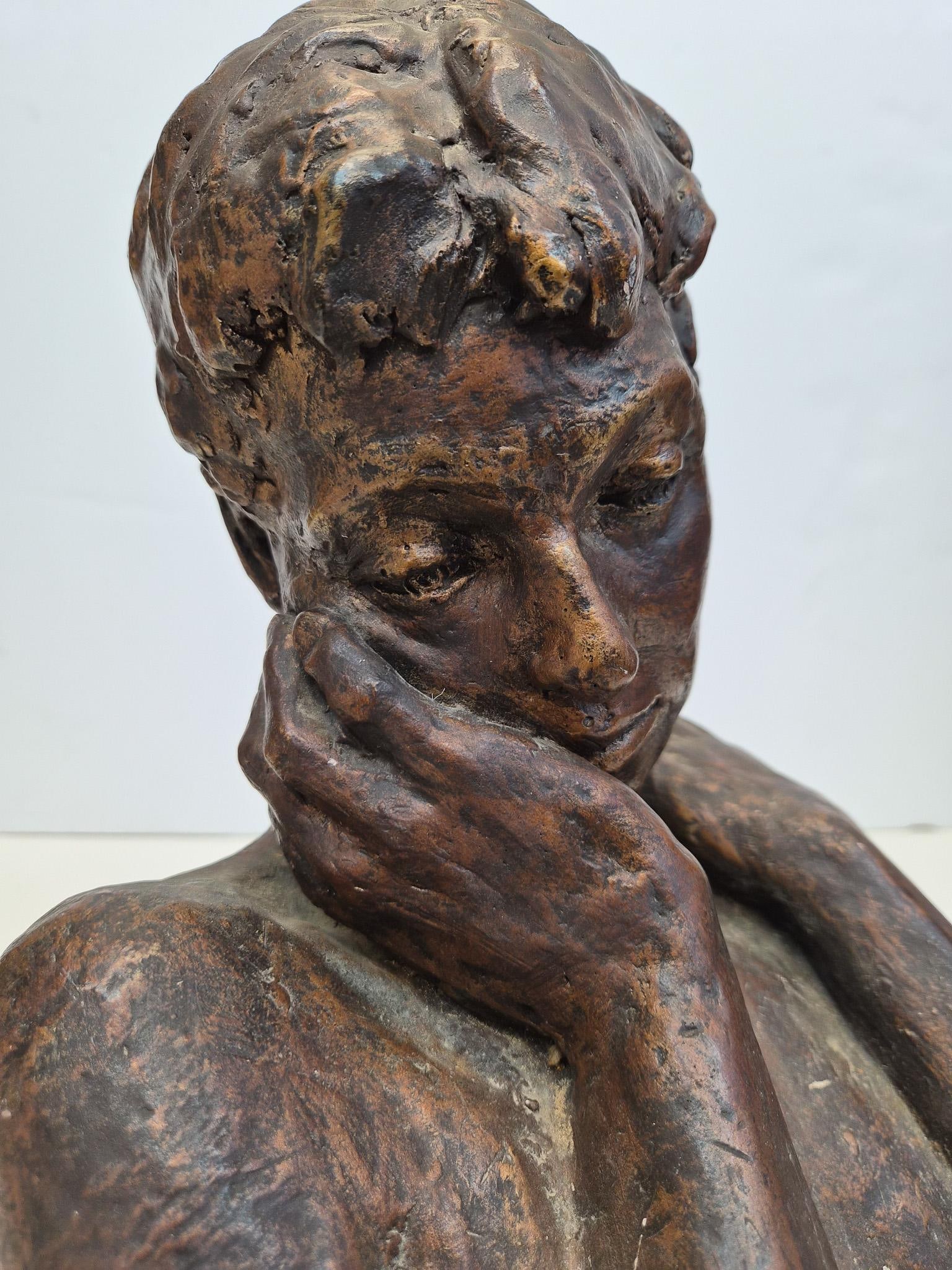 1980s Vintage Bust, Signed by Artist - 7