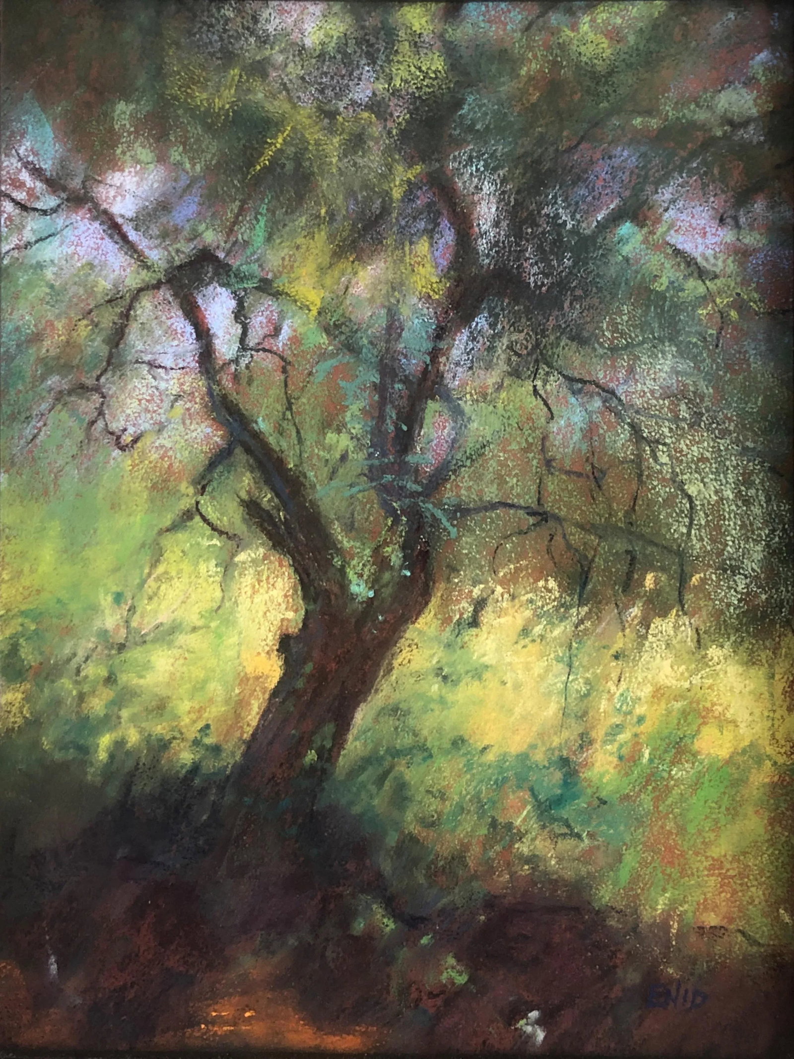 Contemporary Landscape Pastel Drawing - Enid Wood - 2