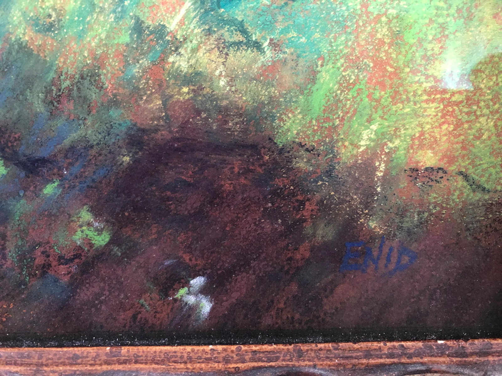 Contemporary Landscape Pastel Drawing - Enid Wood - 9