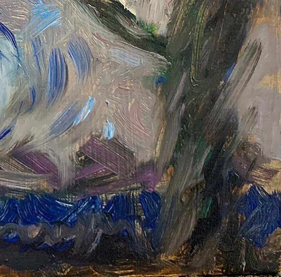 "Blue Moon", Contemporary, Night Landscape, Oil Painting, Gallery Art - 3