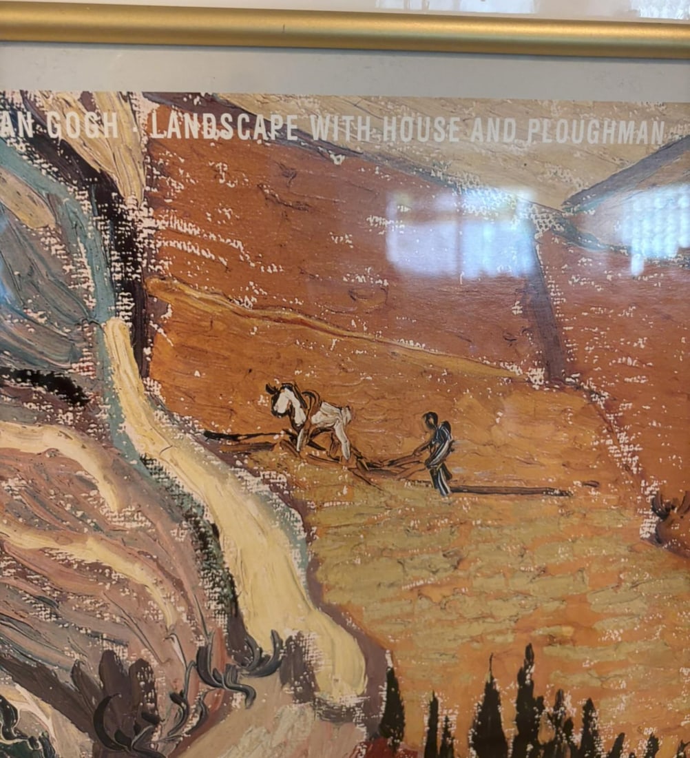 Vintage State Hermitage Museum Van Gogh Hidden Treasures Revealed Framed Exhibition Poster - 2