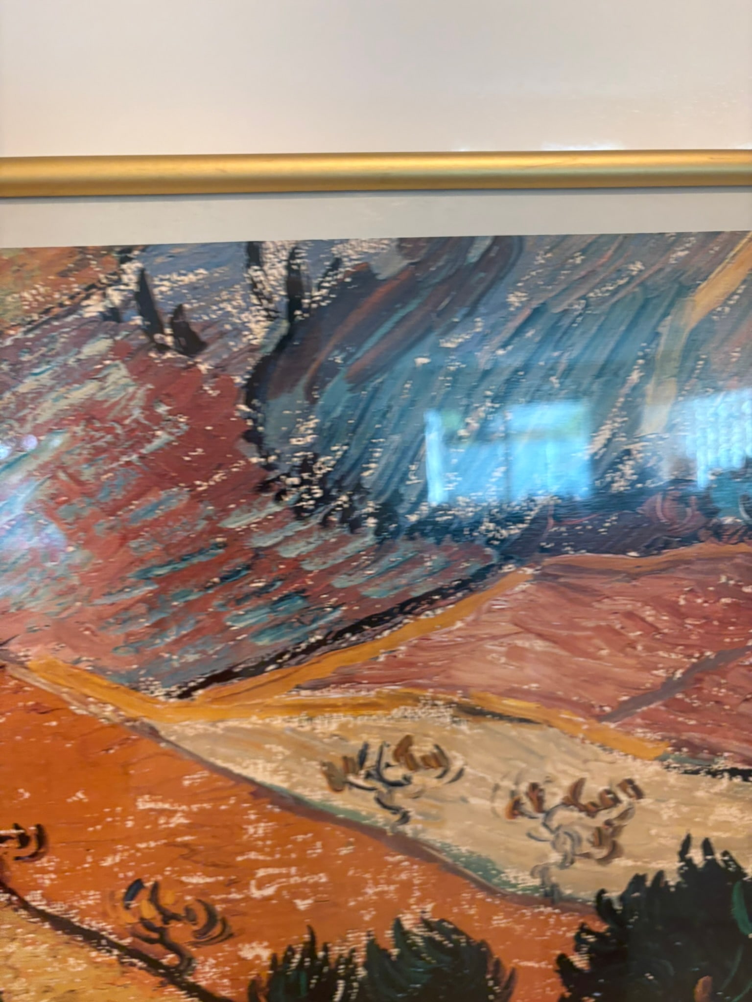 Vintage State Hermitage Museum Van Gogh Hidden Treasures Revealed Framed Exhibition Poster - 5