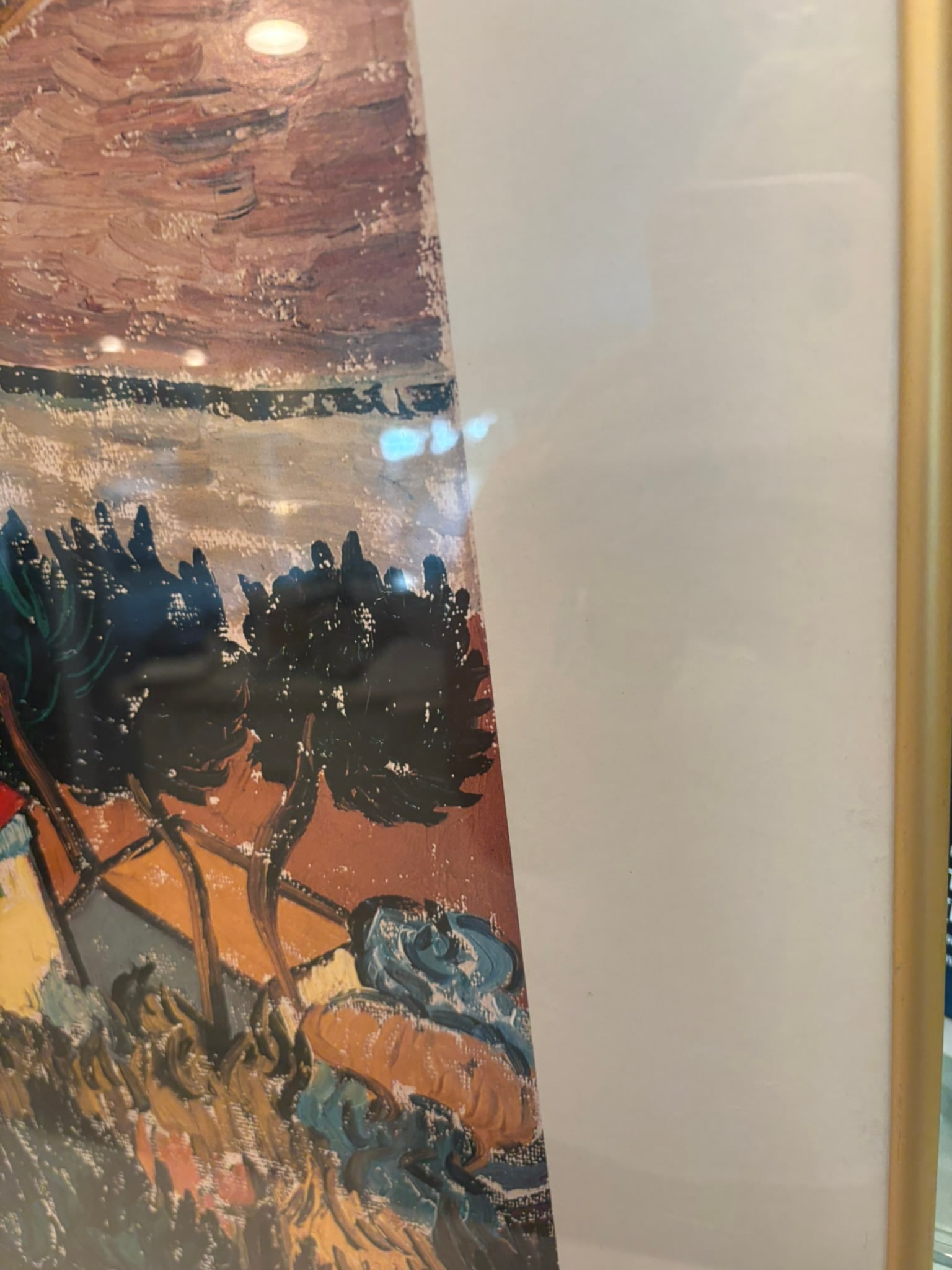 Vintage State Hermitage Museum Van Gogh Hidden Treasures Revealed Framed Exhibition Poster - 7