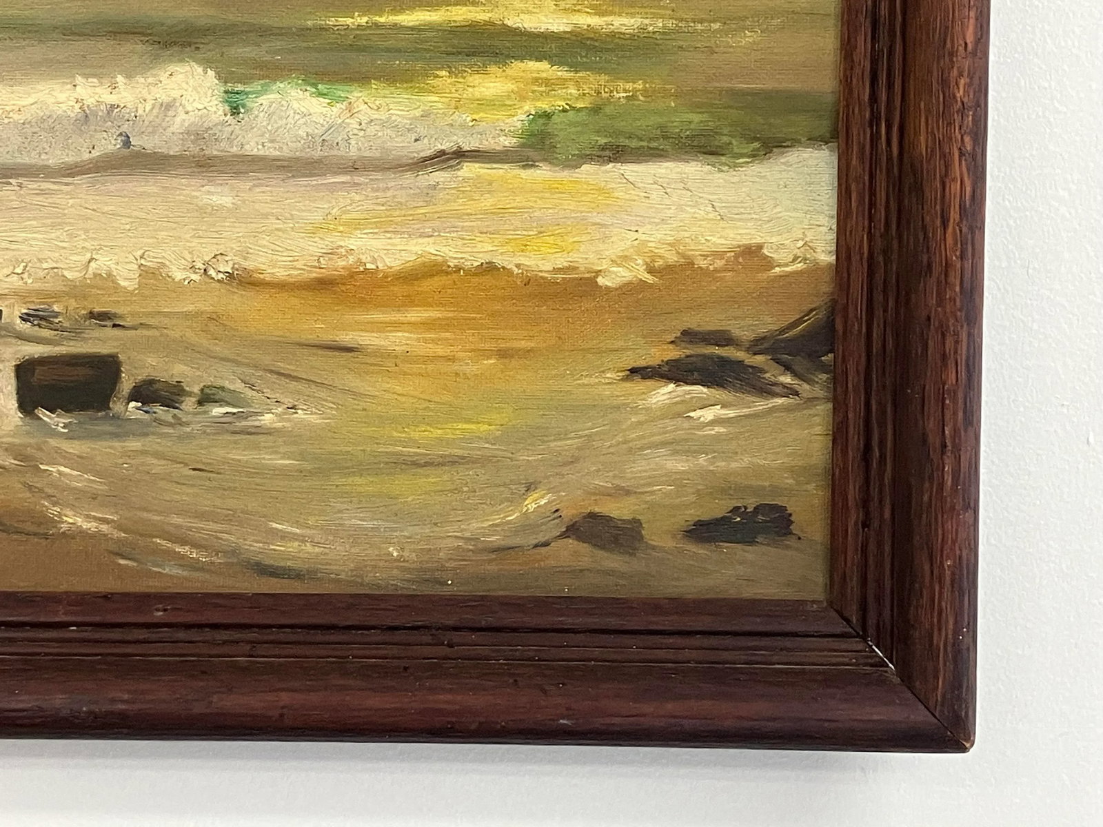 Martha Smith (Signed) - Mid-20th Century Oil on Board, Framed, Coastal - 3