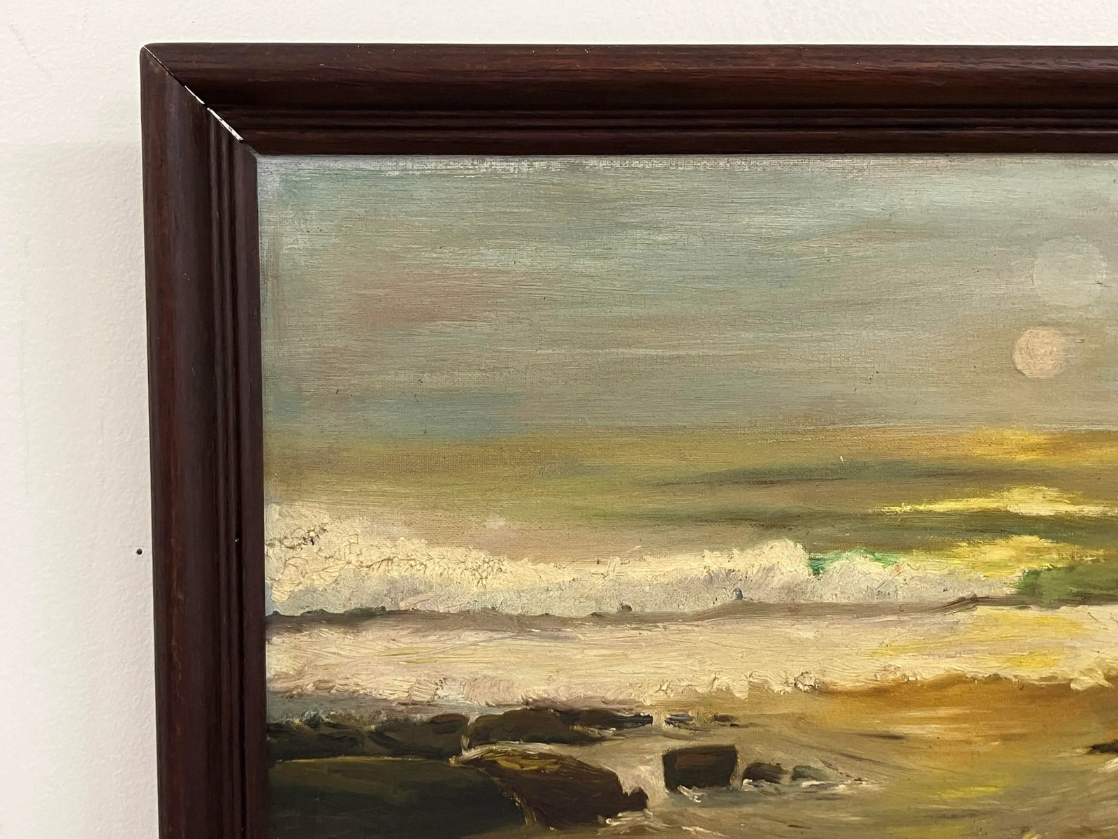 Martha Smith (Signed) - Mid-20th Century Oil on Board, Framed, Coastal - 6