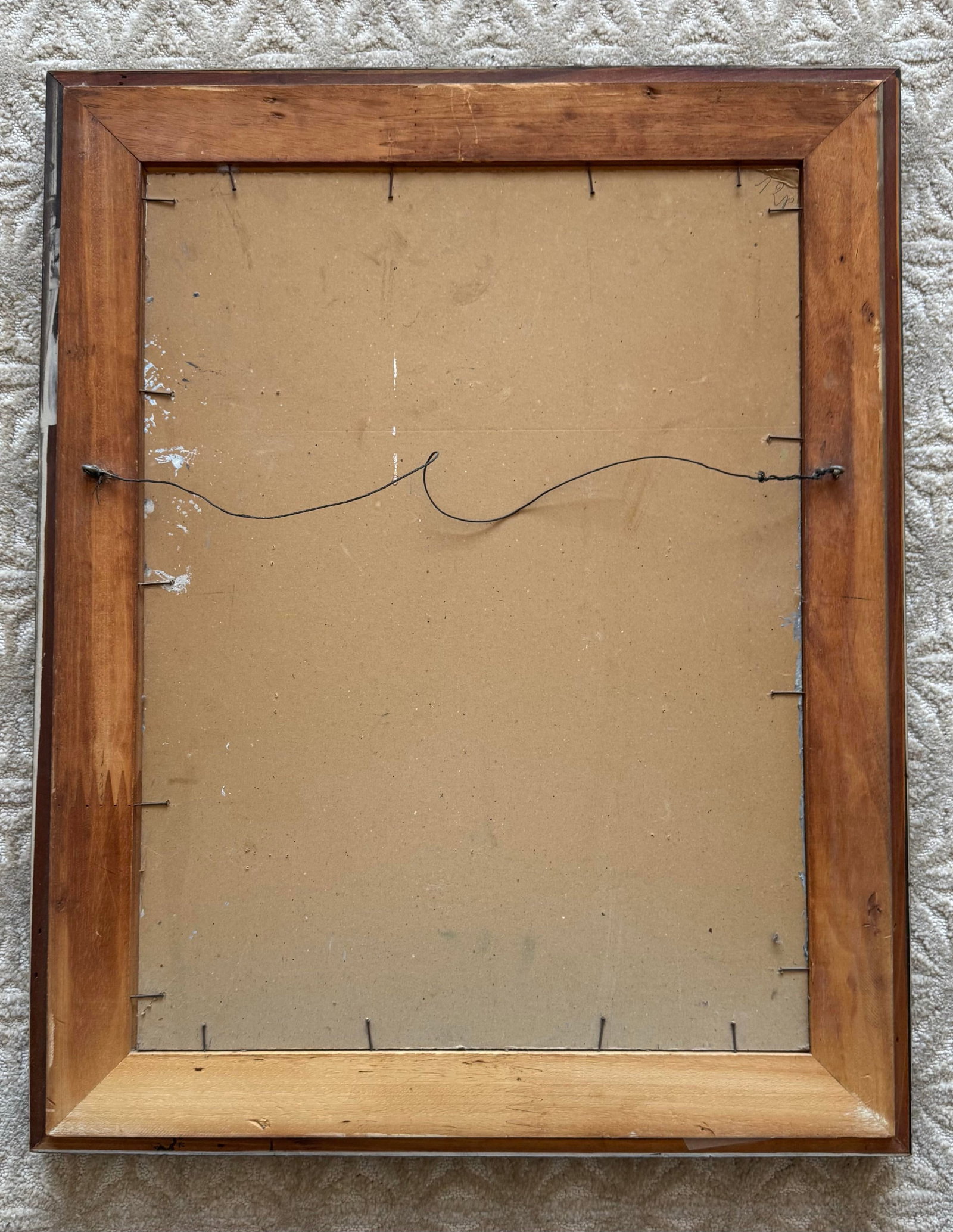Large Mid Century Modern Oil Painting Abstract Cityscape Art Framed Signed Greene - 7