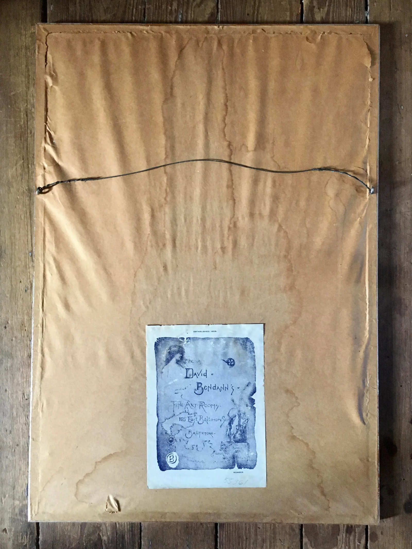 Antique Chinese Ancestor Portrait in Silver Leaf Frame - 11