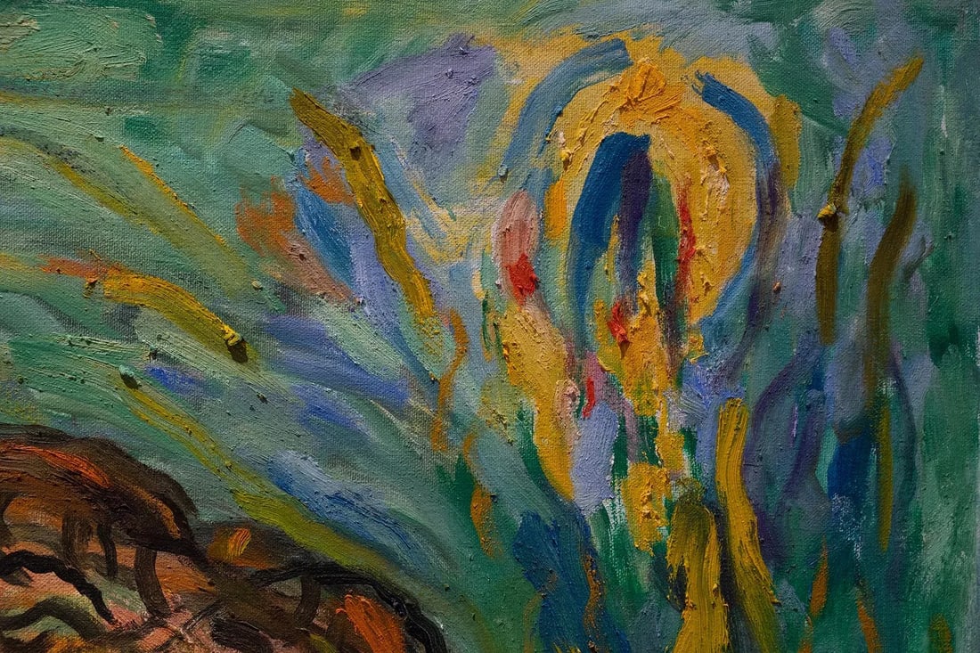 2012 "Michael & Sharon: From a Dream" Expressionist Style Figurative Oil Painting by Joe Reno - 4