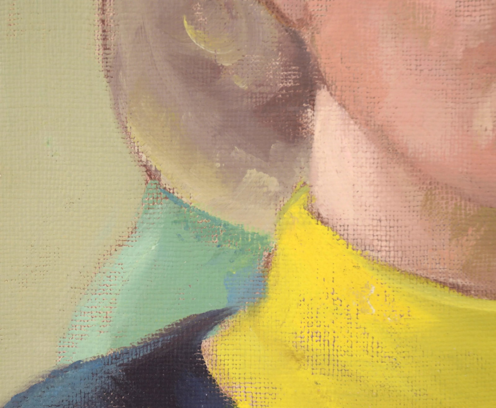 Mid 20th Century Portrait Oil Painting of a Woman Wearing a Sun Hat by Jon Blanchette, Framed - 6
