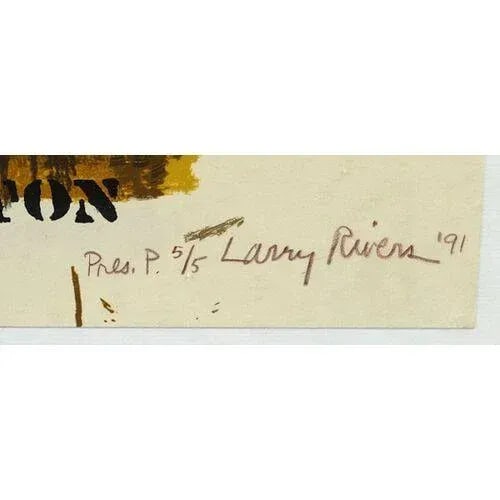Vintage "[Paris Review]" by Larry Rivers - 3