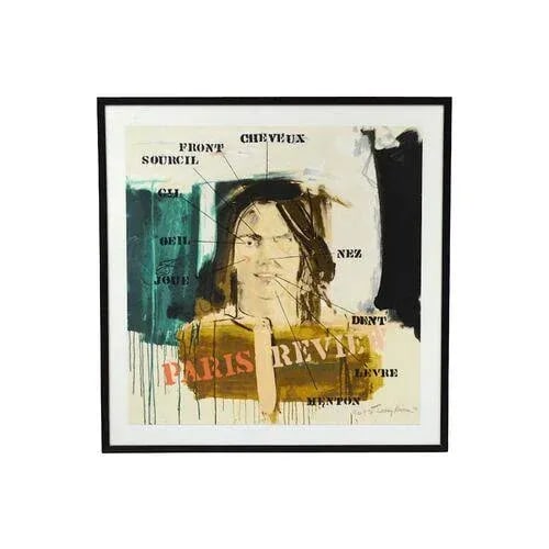Vintage "[Paris Review]" by Larry Rivers - 4