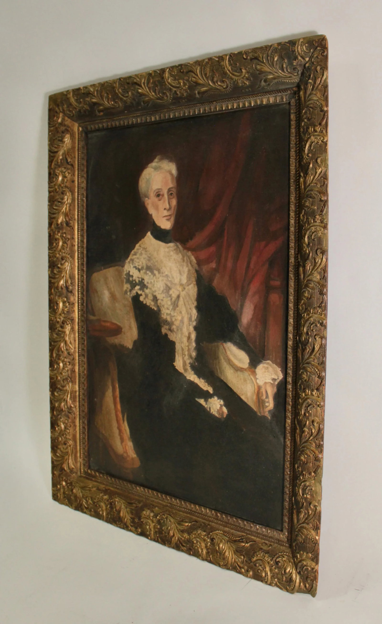 Oil on Canvas Laid Board, After John Singer Sargent, Portrait of Ellen Peabody Endicott, 1901 - 4