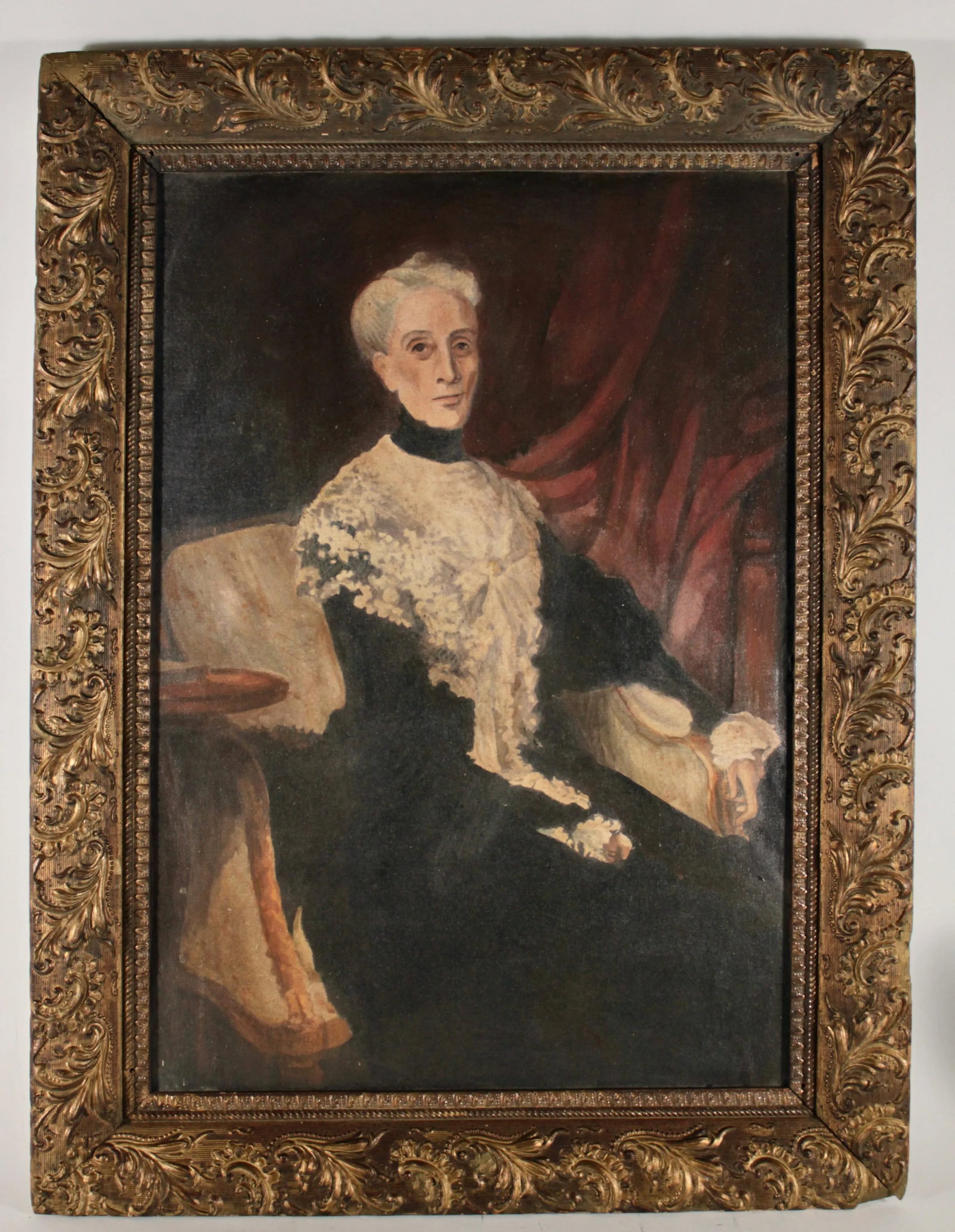 Oil on Canvas Laid Board, After John Singer Sargent, Portrait of Ellen Peabody Endicott, 1901 - 9