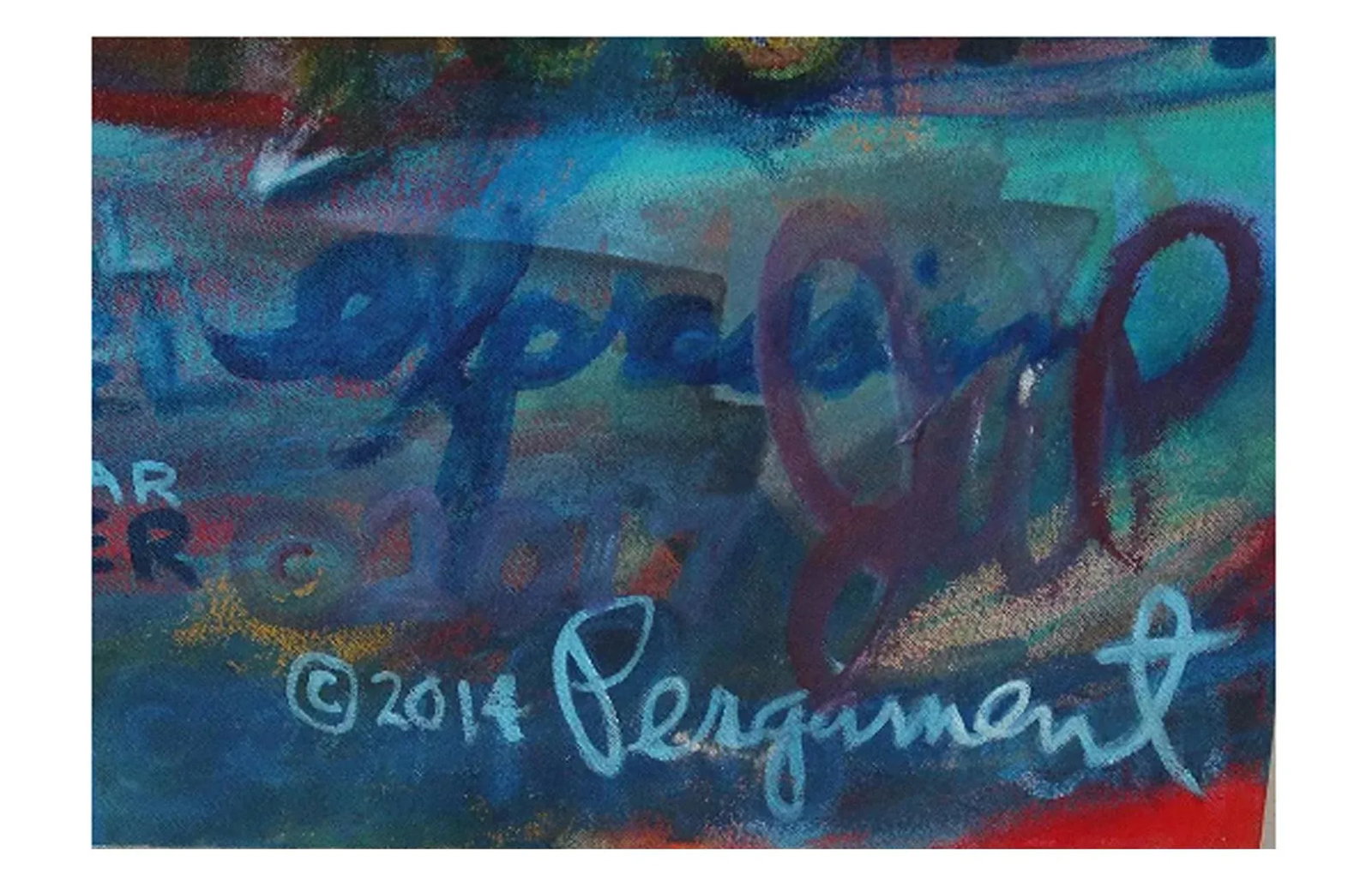"Watchful Eye" Contemporary Abstract Figurative Oil Painting - 7