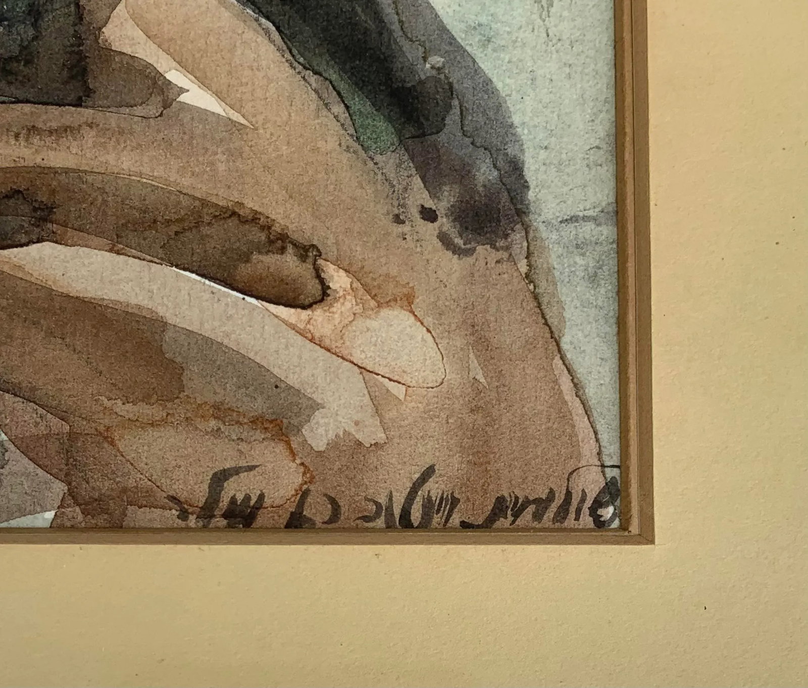 1959 Mid-Century Portrait Painting of a Black Man in Hat - 5
