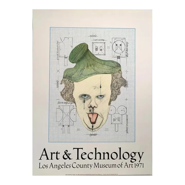 1971 Los Angeles County Museum of Art Claes Oldenburg Poster (1 of 4)