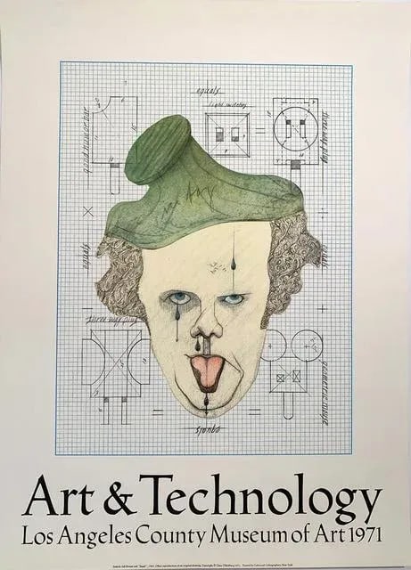 1971 Los Angeles County Museum of Art Claes Oldenburg Poster - 4