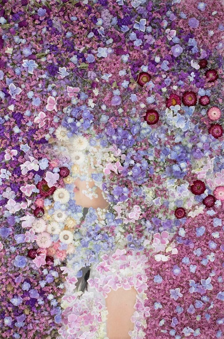 "Scent of Broq-Pa 05302018" Contemporary Surrealist Figurative Color Photograph by Ziesook You: No. 1 of a limited edition of 15, personally signed and certified Hot Press Bright White Heavy Smooth Matte Fine Art Paper (330 gsm) archival grade, acid-free, 100% cotton rag inkjet paper with a