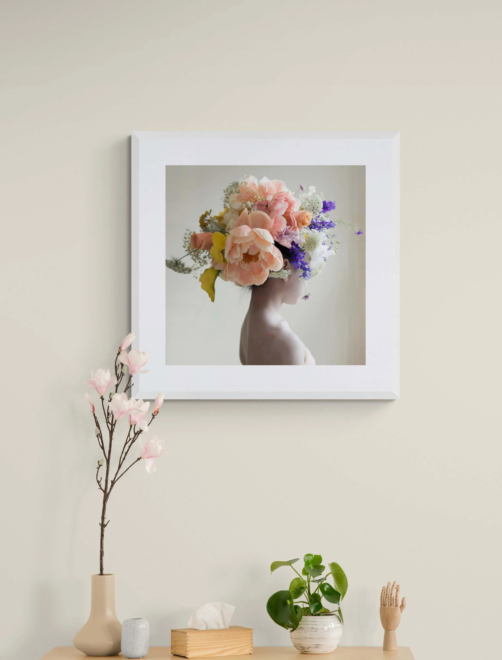 "Scent of Broq-Pa 05142020" Contemporary Botanical Figurative Color Photograph by Ziesook You - 6