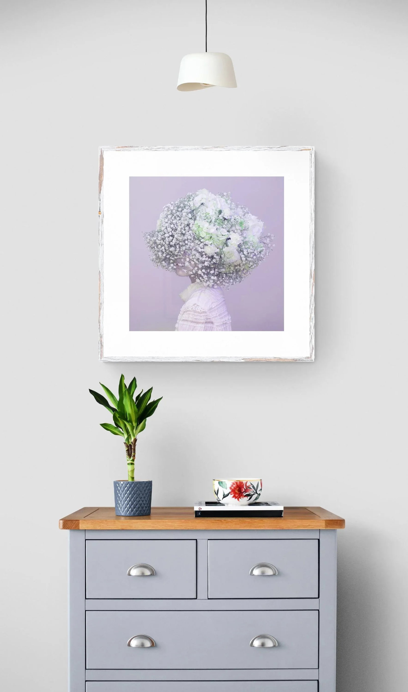 "Scent of Austin 11252021g" Contemporary Surrealist Figurative Botanical Portrait Photograph by Zies - 4