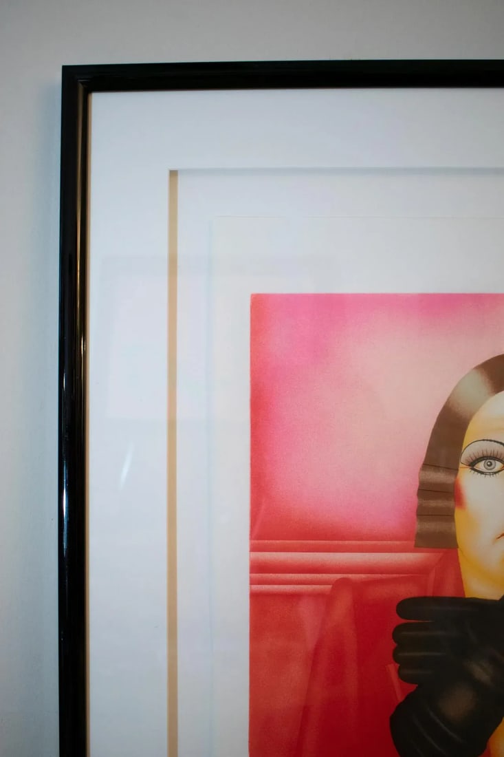 1984 "Susan" Art Deco Figurative Artist's Proof Numbered 15/30 by Shimon Okshteyn, Framed - 6