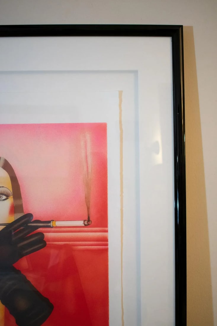 1984 "Susan" Art Deco Figurative Artist's Proof Numbered 15/30 by Shimon Okshteyn, Framed - 7