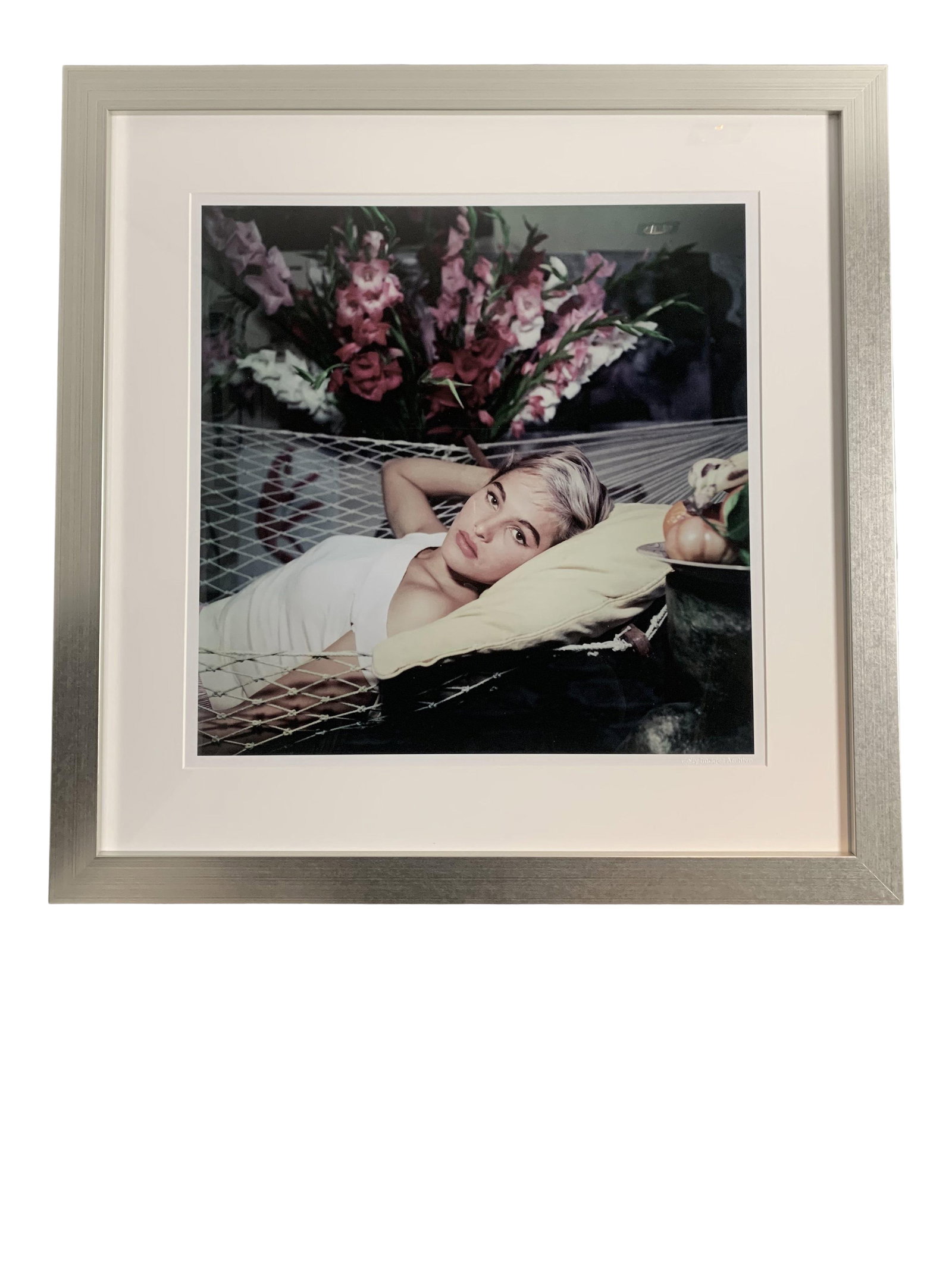 "Bond Girl to Be, Ursula Andress" Slim Aarons Getty Images C-Print, Framed 20x20: 20x20in Print framed and ready for delivery! Currently located in our W Gallery and ships immediately. Print comes with Certificate of Authenticity. The Print Sultry, sex symbol, film star Ursula