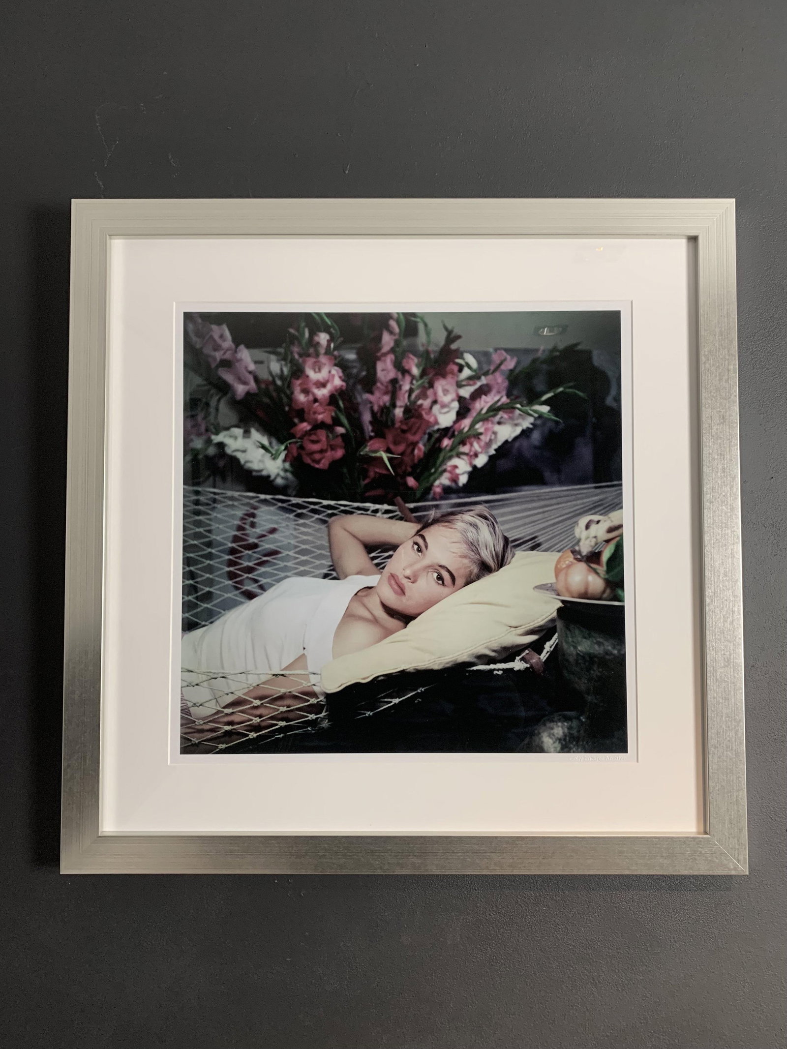 "Bond Girl to Be, Ursula Andress" Slim Aarons Getty Images C-Print, Framed 20x20 - 9