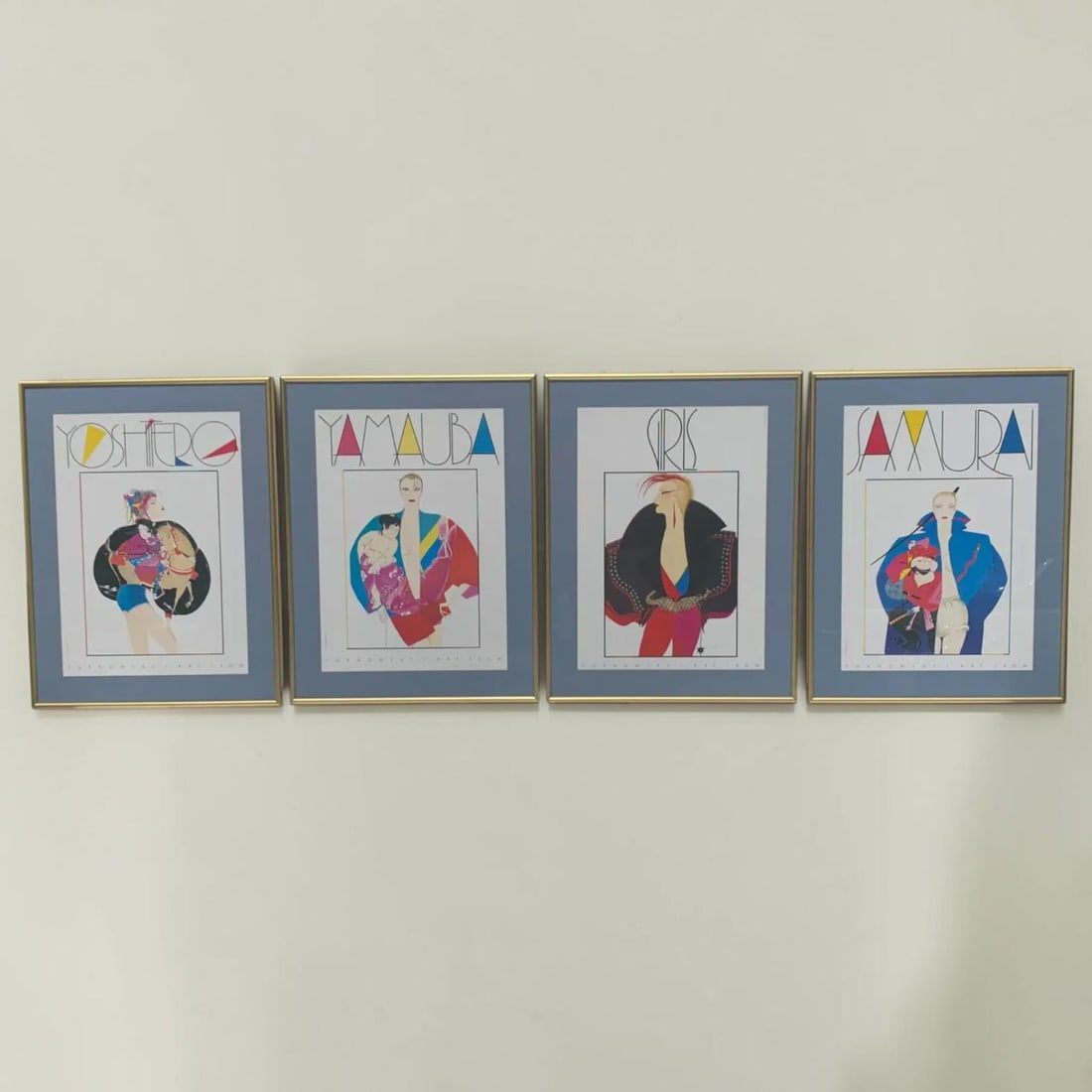 Turnowsky's Art Show Japanese Framed Artwork - Set of 4 - 3