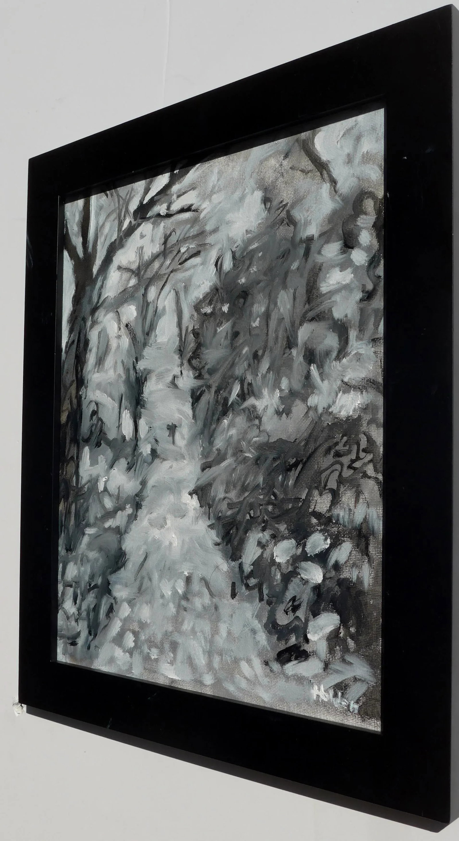 "Path in the Winter" , Contemporary Landscape by Listed Artist Martha Holden., - 5