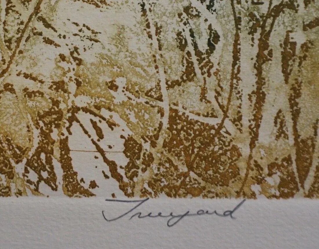 1980s Irmgard Valley Lake Hand Signed Etching in Color - 3