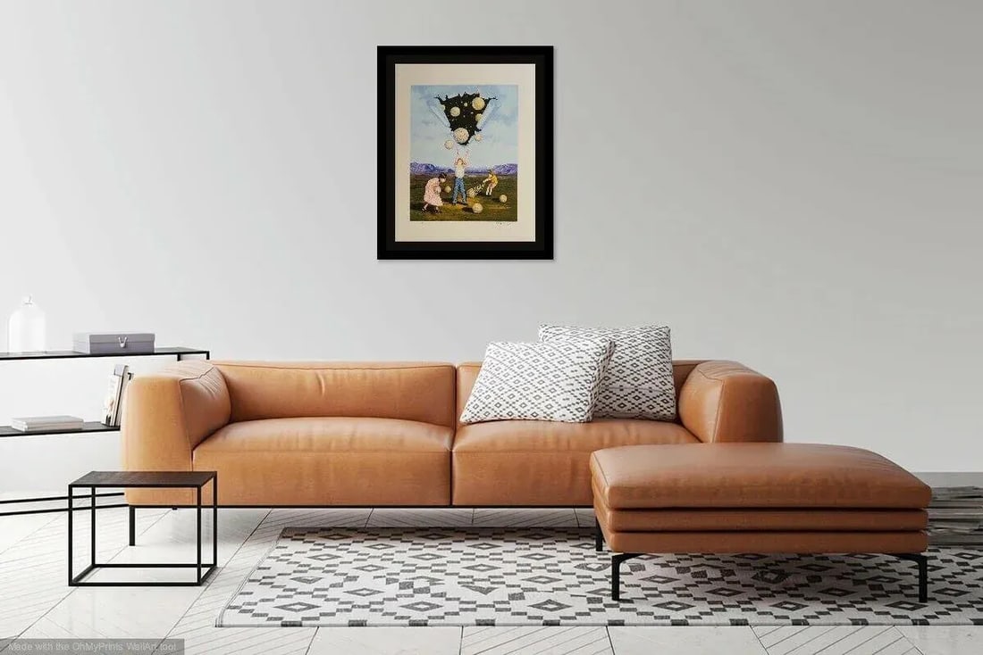 Tito Salmon Catch a Star Hand Signed Lithograph - 4