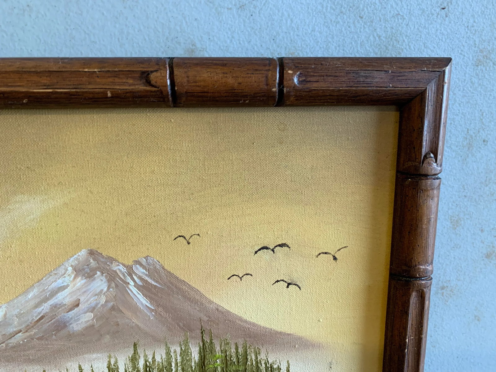 1980 Painting Lake Scene Signed by Artist - 2