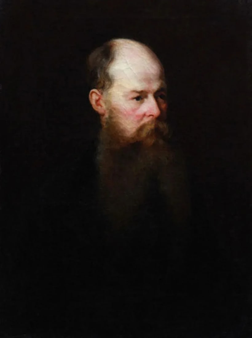 19th C. Russian School Oil on Canvas Portrait of Lev Tolstoy - 3