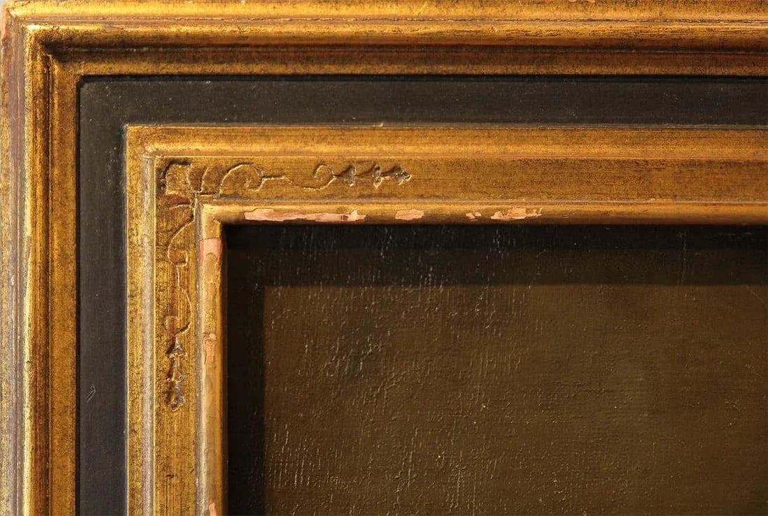 Late 19th Century Romantic Style Portrait Oil Painting of a Headmaster with Students, Framed - 2