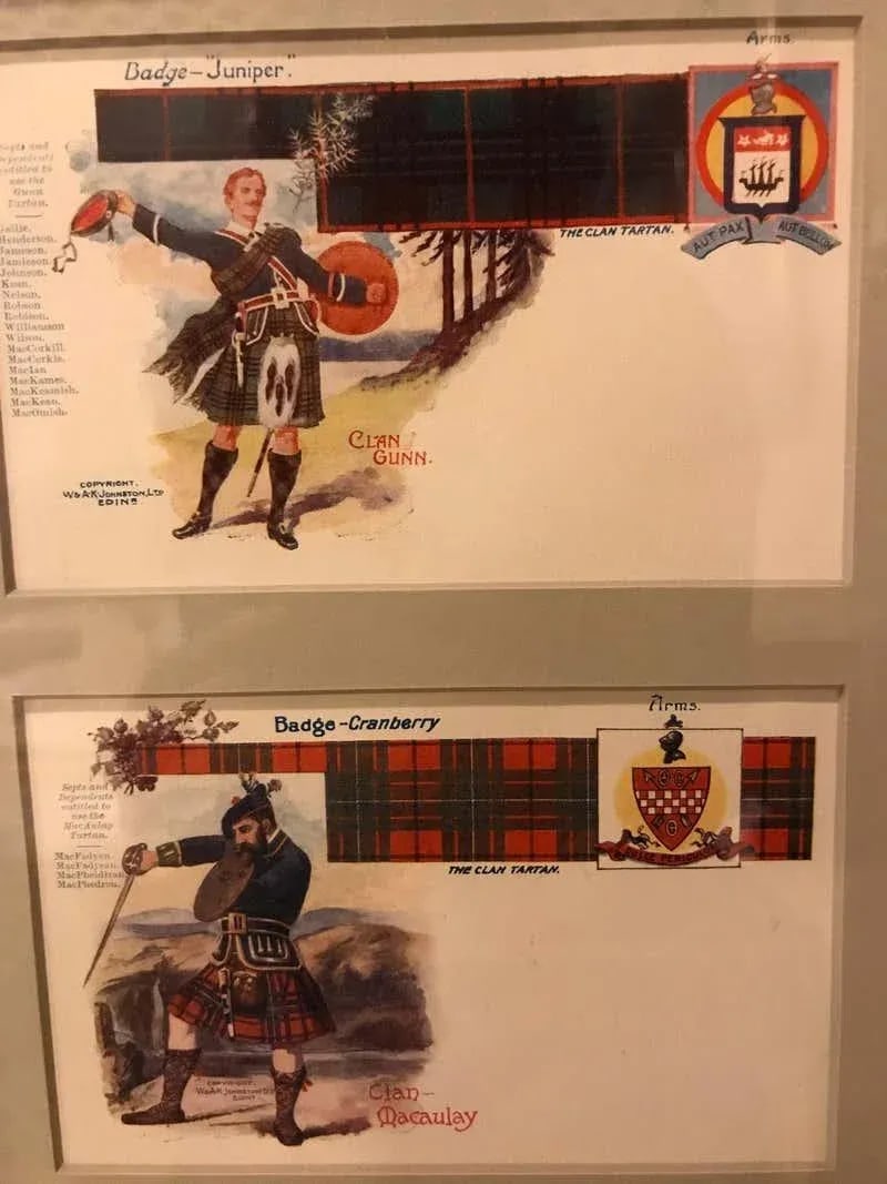 Custom Framed Scottish Postcards, Vintage Catherine Reiss Inc - Set of 12 - 3